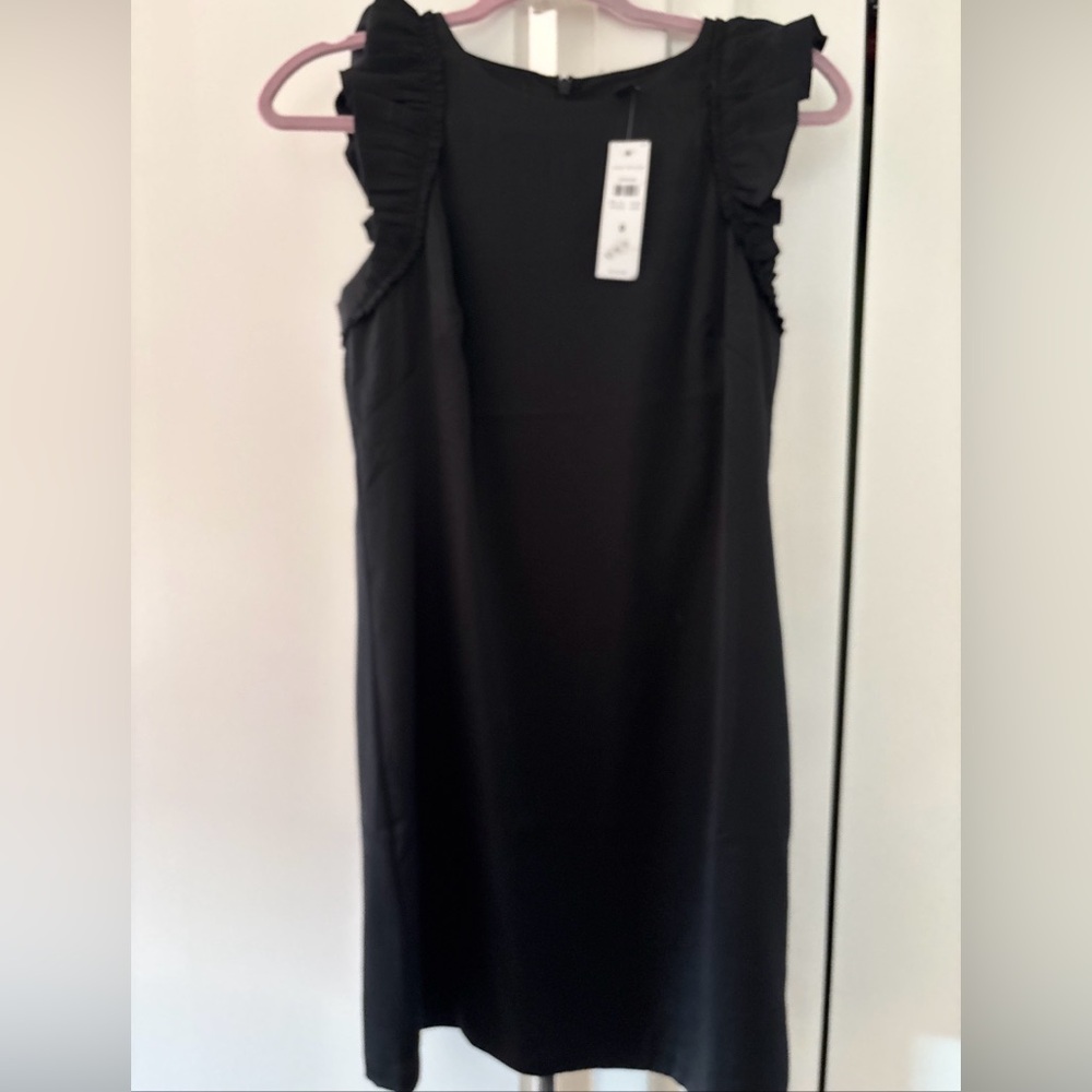 NWT Ann Taylor black lined dress size 0